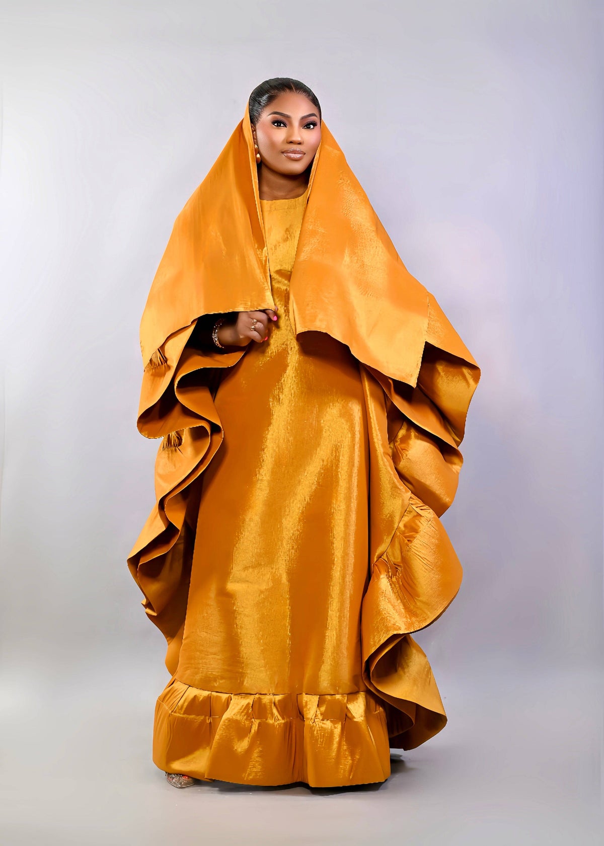 FLAKO MUSTARD YELLOW BOUBOU - Bibirẹ̀