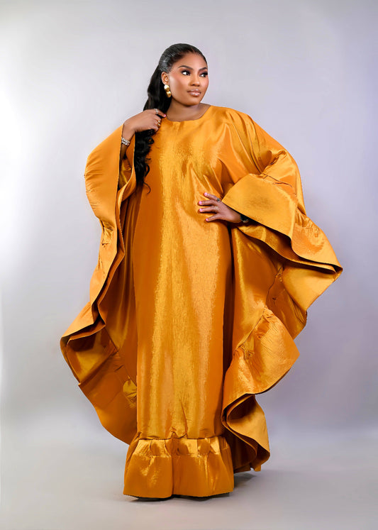 FLAKO MUSTARD YELLOW BOUBOU - Bibirẹ̀