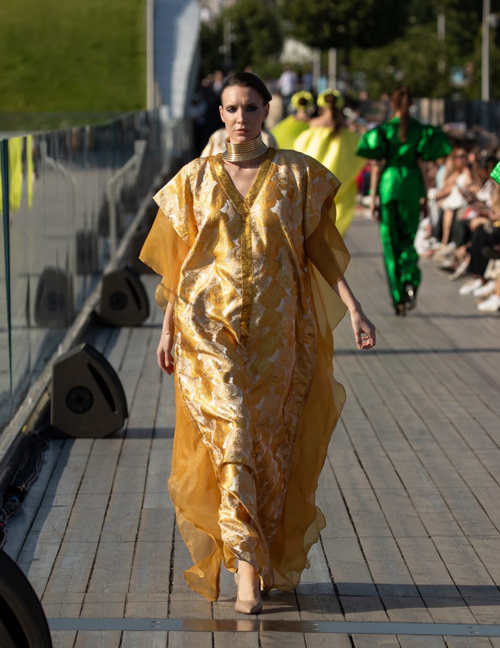 Mukutu 2.0 Damask Boubou kaftan dress