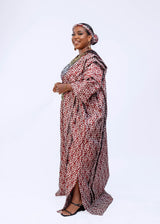 Amariah Boubou Reloaded - Women African kaftan Damask boubou long dress