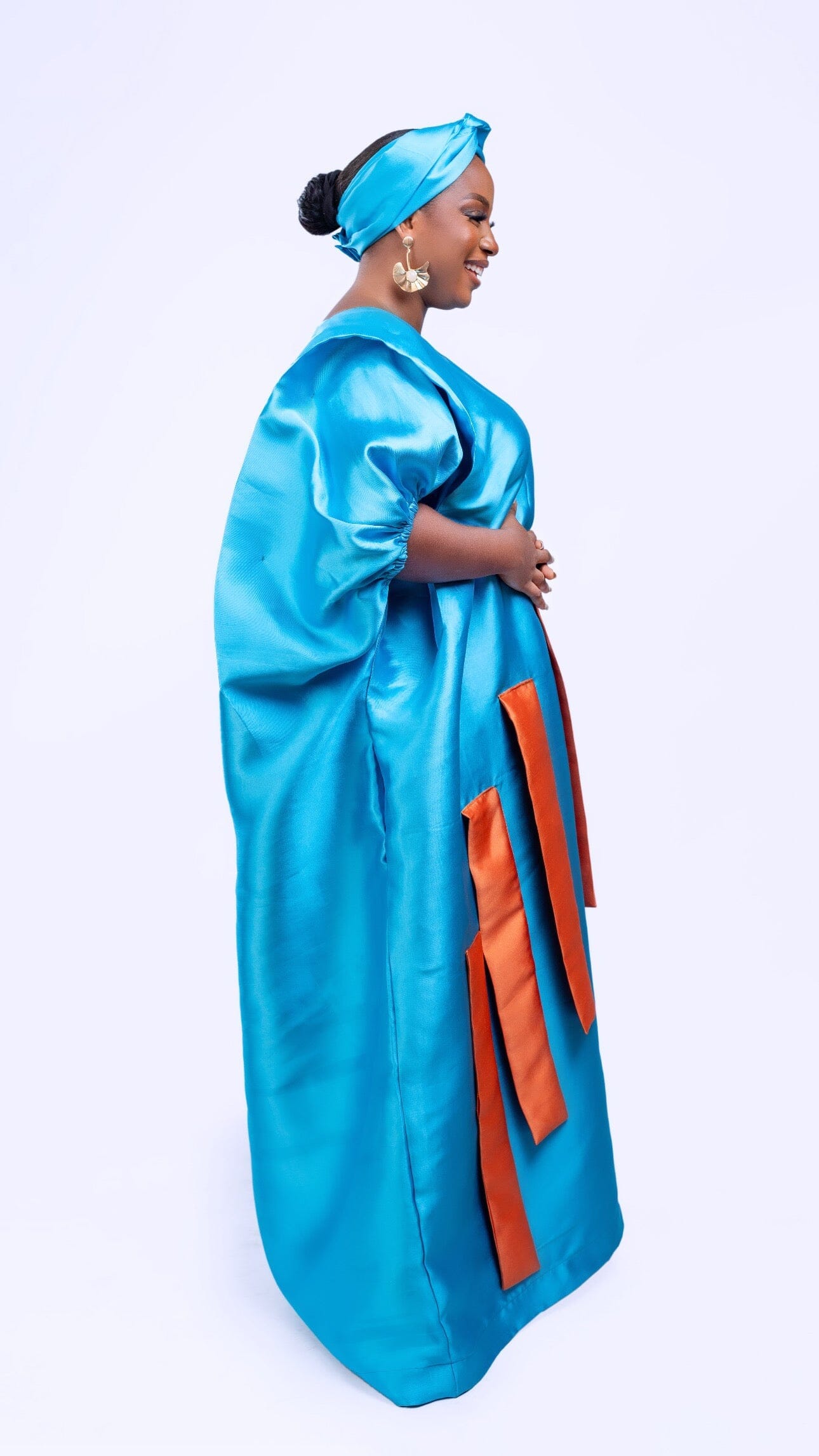 Beamer Boubou Khaftan With Color Pop Ropes