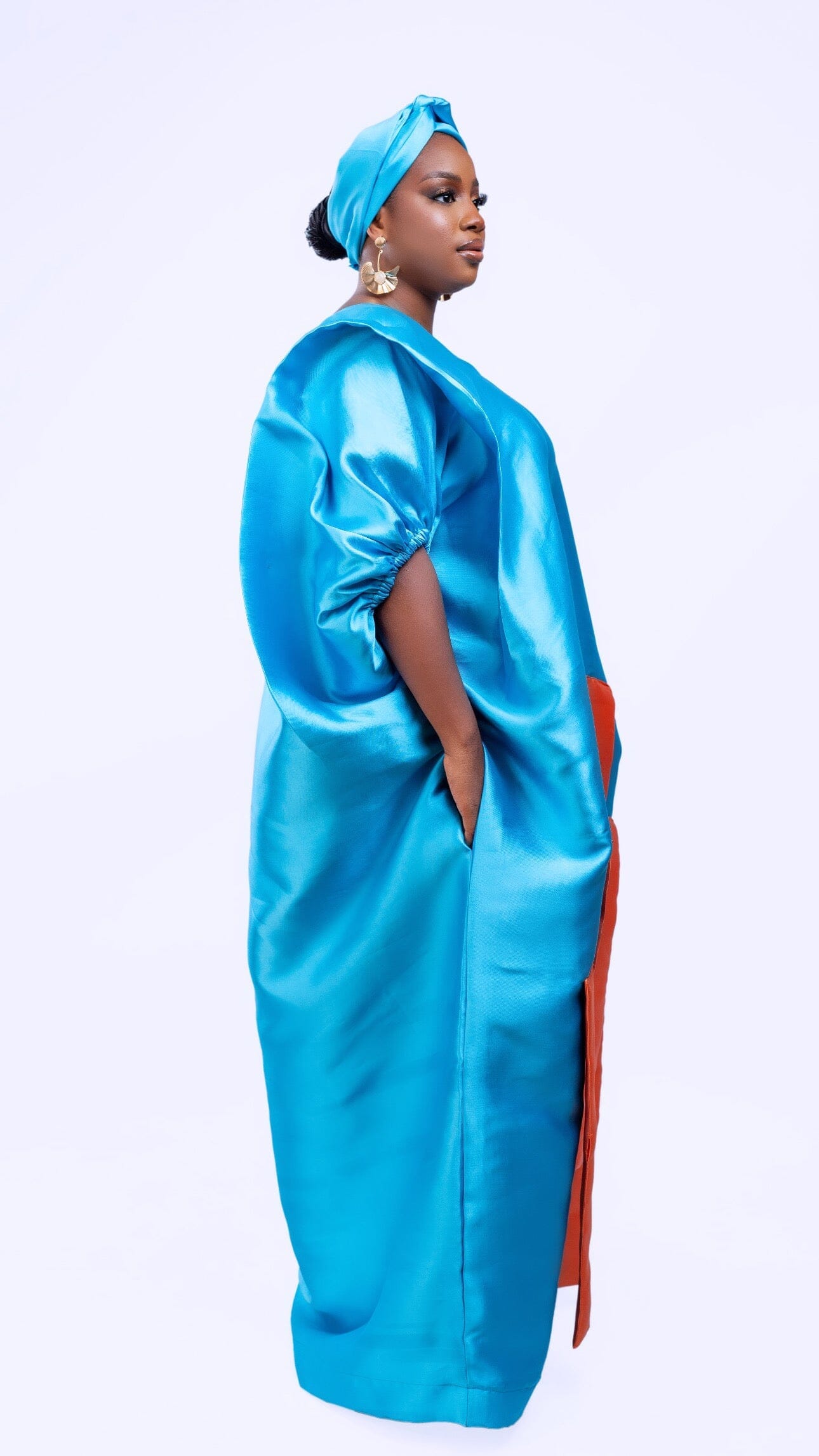 Beamer Boubou Khaftan With Color Pop Ropes