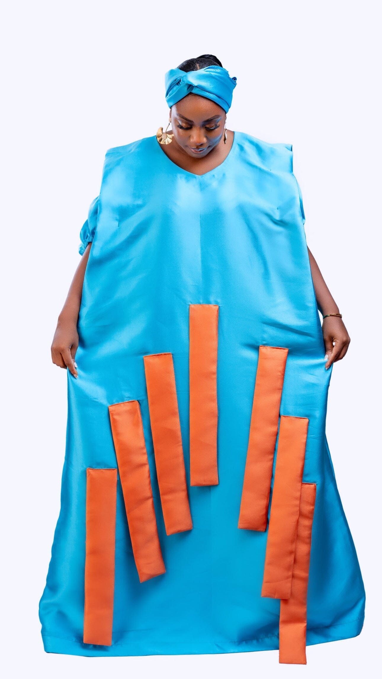 Beamer Boubou Khaftan With Color Pop Ropes