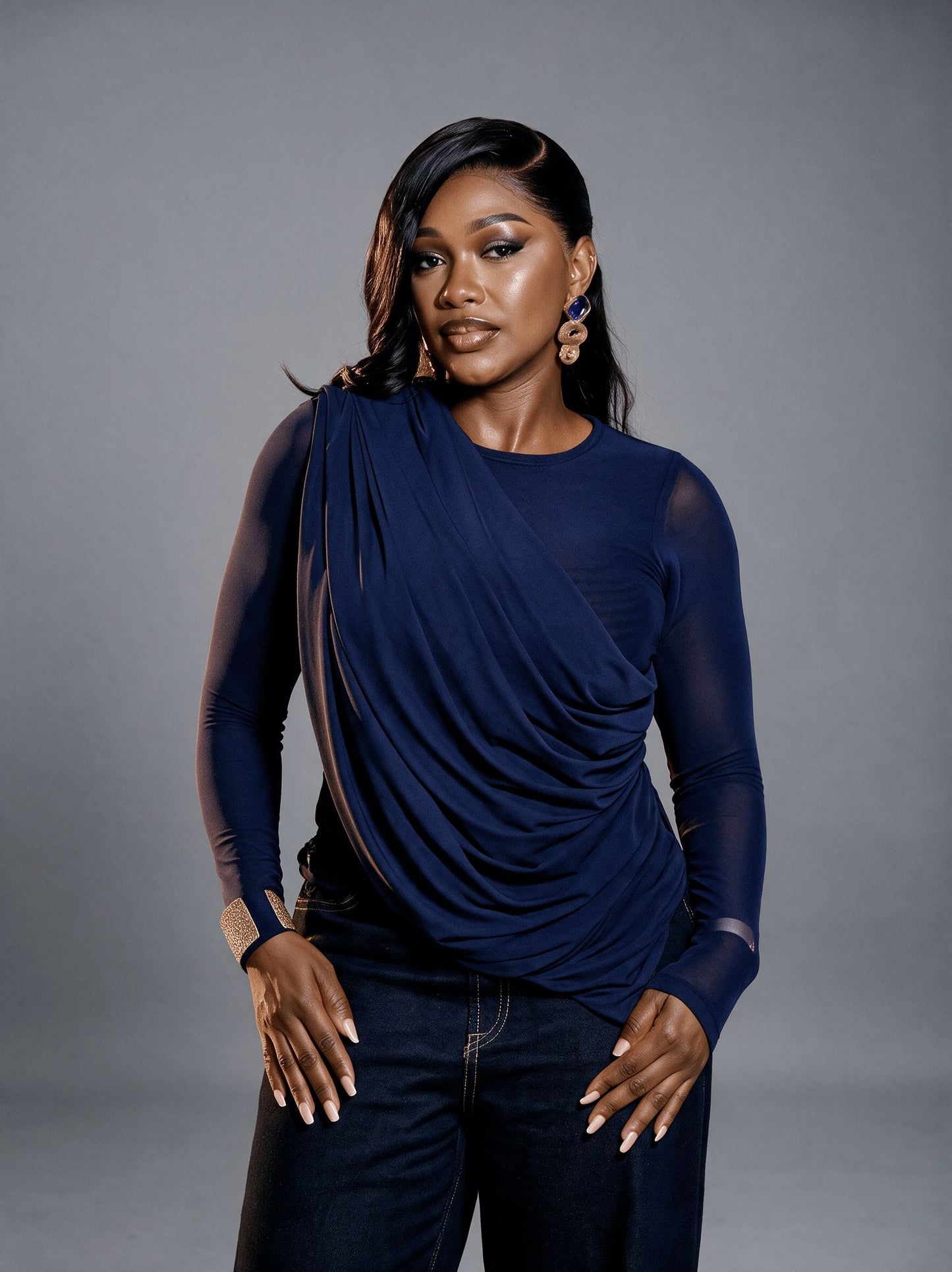 BLUE MESH TOP