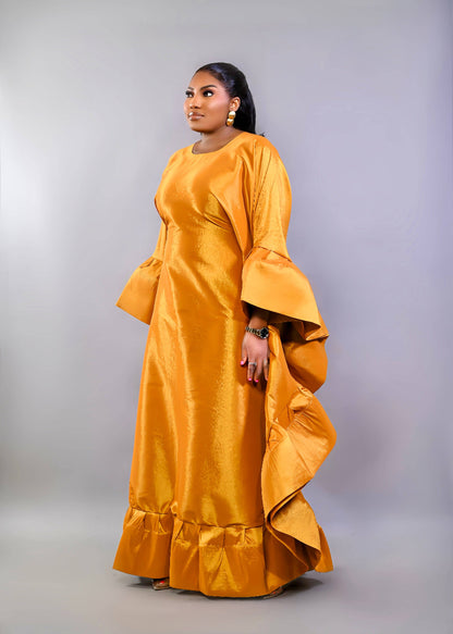 FLAKO MUSTARD YELLOW BOUBOU - Bibirẹ̀