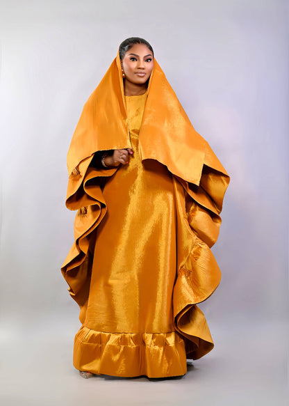 FLAKO MUSTARD YELLOW BOUBOU - Bibirẹ̀