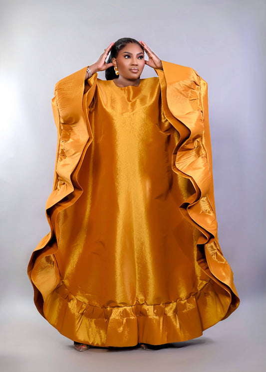 FLAKO MUSTARD YELLOW BOUBOU - Bibirẹ̀