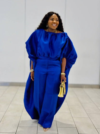 KESE ROYAL BLUE PANT SET - Bibirẹ̀