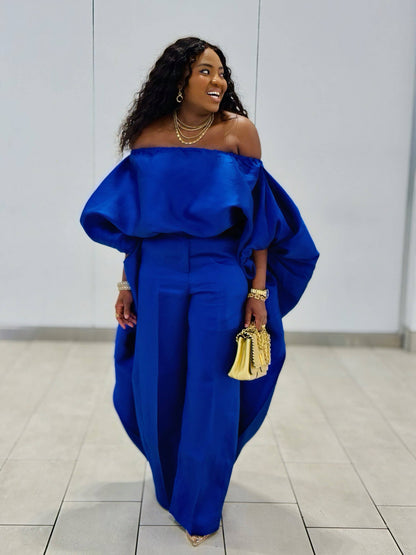 KESE ROYAL BLUE PANT SET - Bibirẹ̀