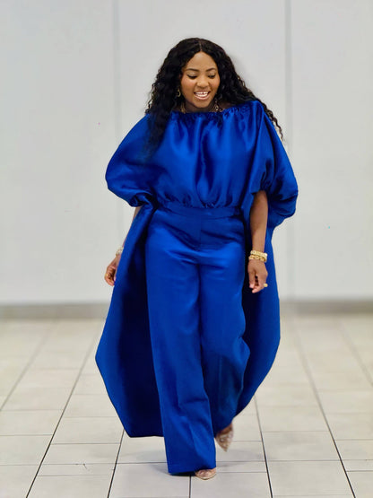 KESE ROYAL BLUE PANT SET - Bibirẹ̀
