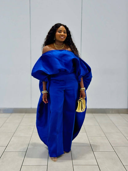 KESE ROYAL BLUE PANT SET - Bibirẹ̀