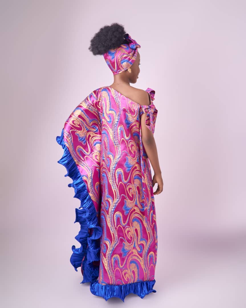 KIDS TYLA DAMASK DRESS