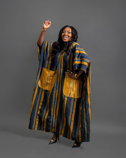 Marhaba Hand woven Asooke Luxury kimono Boubou