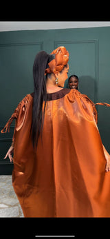 Picanto Brown Agbada Luxury Boubou dress