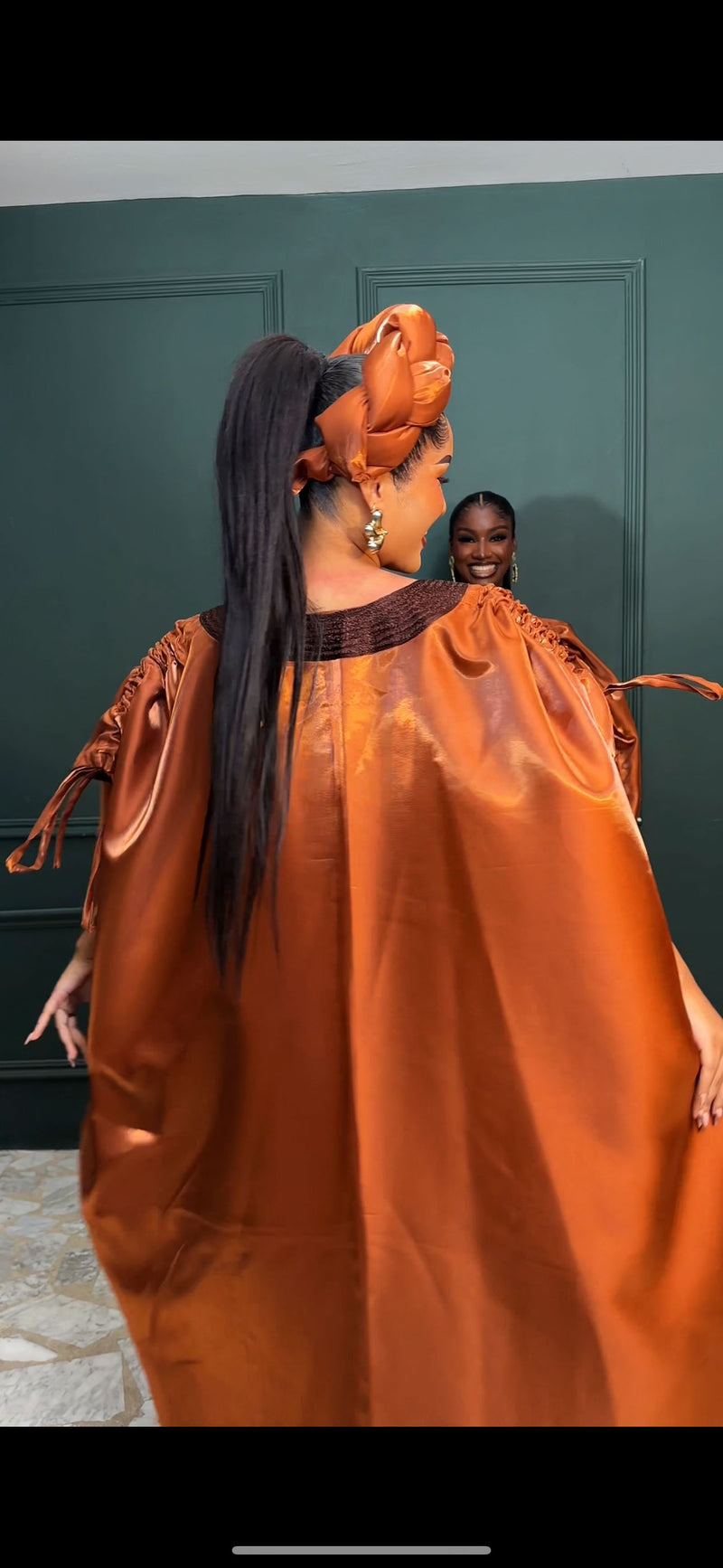 Picanto Brown Agbada Luxury Boubou dress