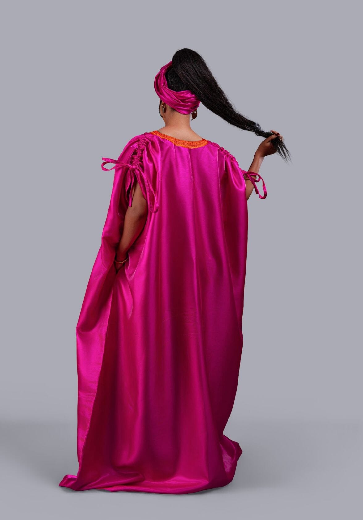 Picanto Pink Agbada Luxury kaftan Boubou dress