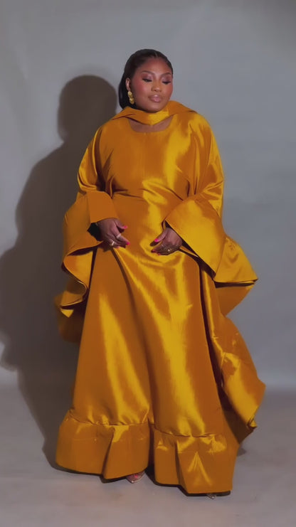 FLAKO MUSTARD YELLOW BOUBOU