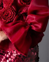 Rose Organdy Top
