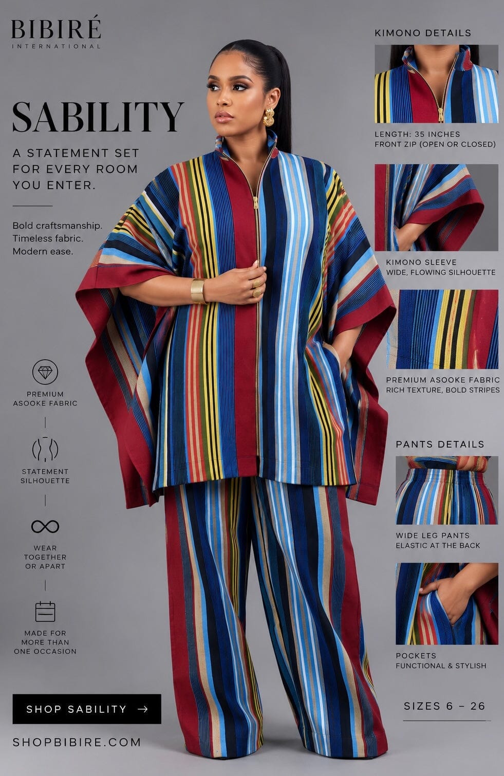 SABILITY ASOOKE KIMONO SET