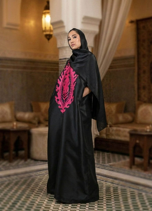 SOSO BLACK EMBROIDERY BOUBOU - Bibirẹ̀