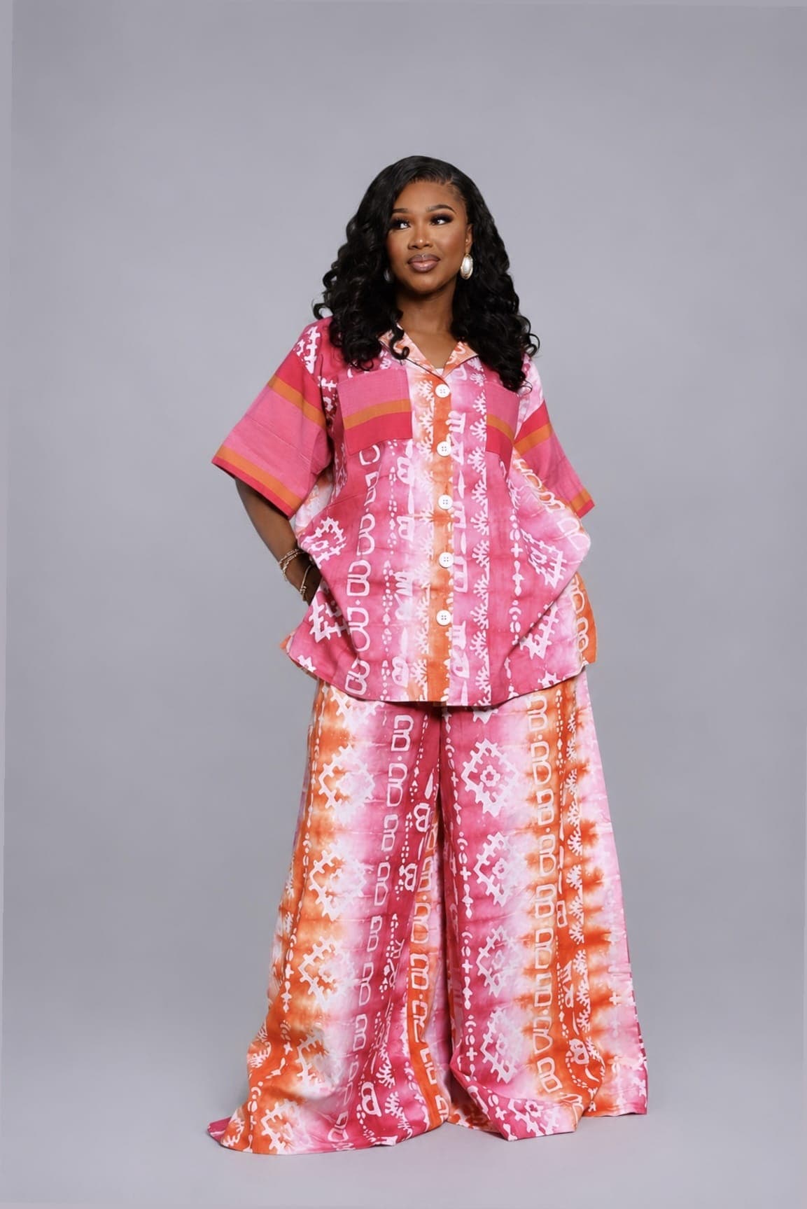 SUNSET ADIRE SET - Bibirẹ̀