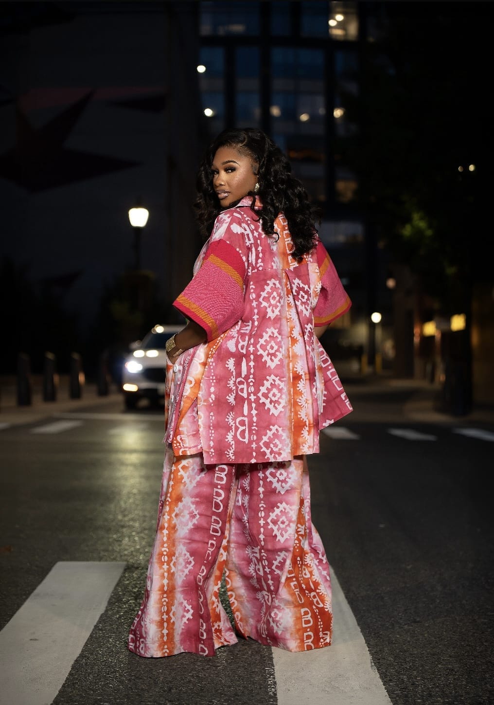 SUNSET ADIRE SET - Bibirẹ̀