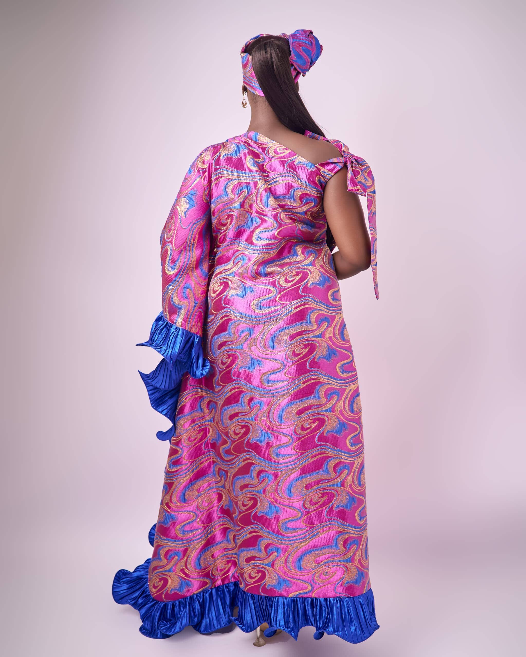 TYLA DAMASK DRESS