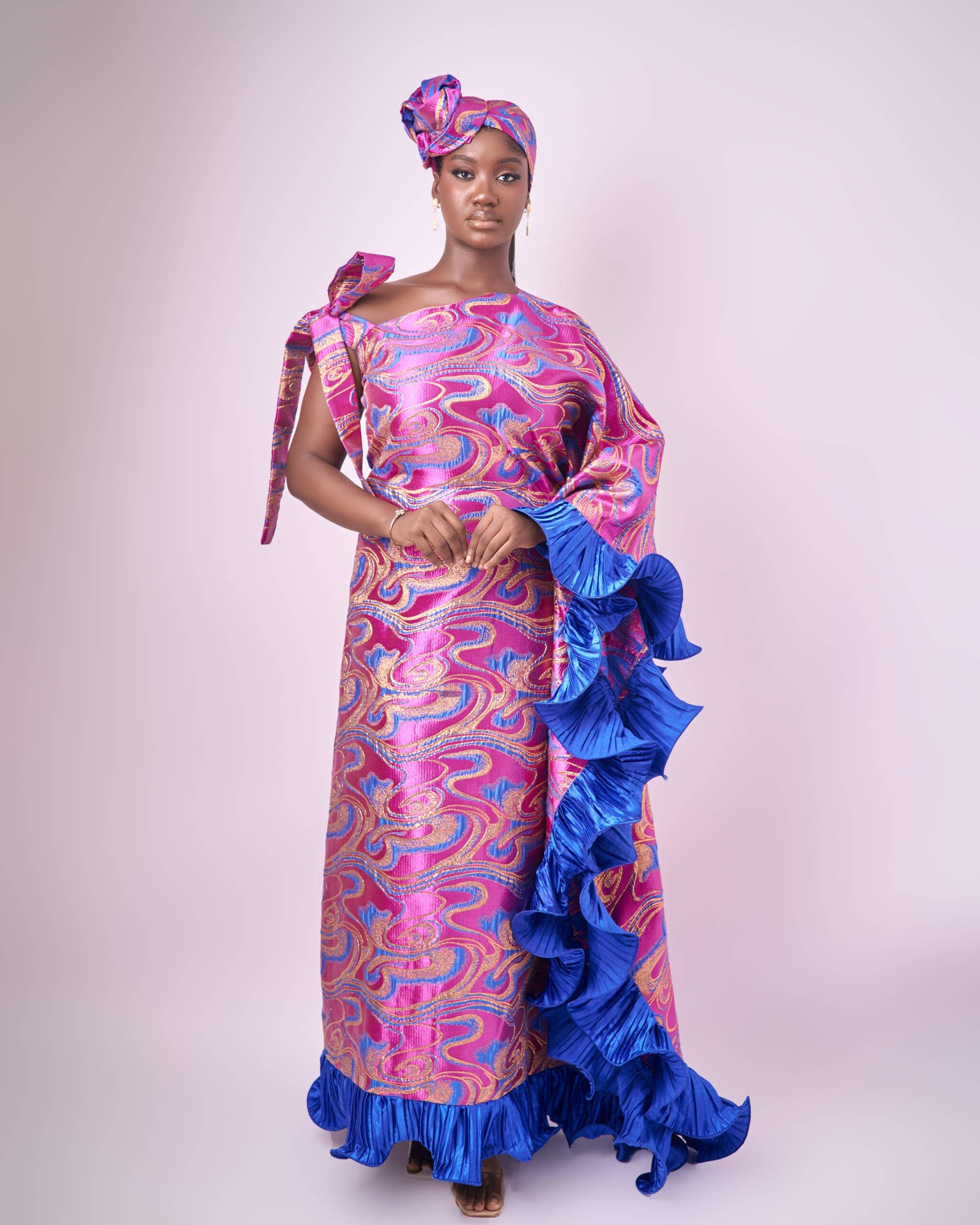 TYLA BROCADE DRESS