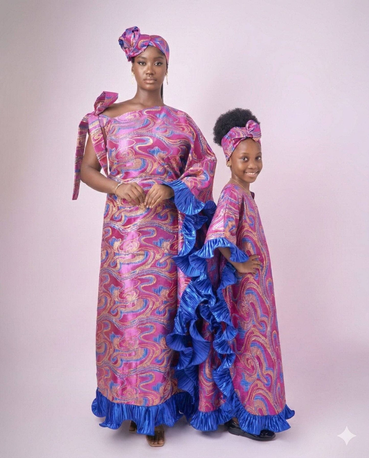 mom and daughter silk dress Olive Green Matching Mother-Daughter Outfit | Embroidered Raw Silk Suit | Eid Family Twinning | Festive Mom & Me Dress