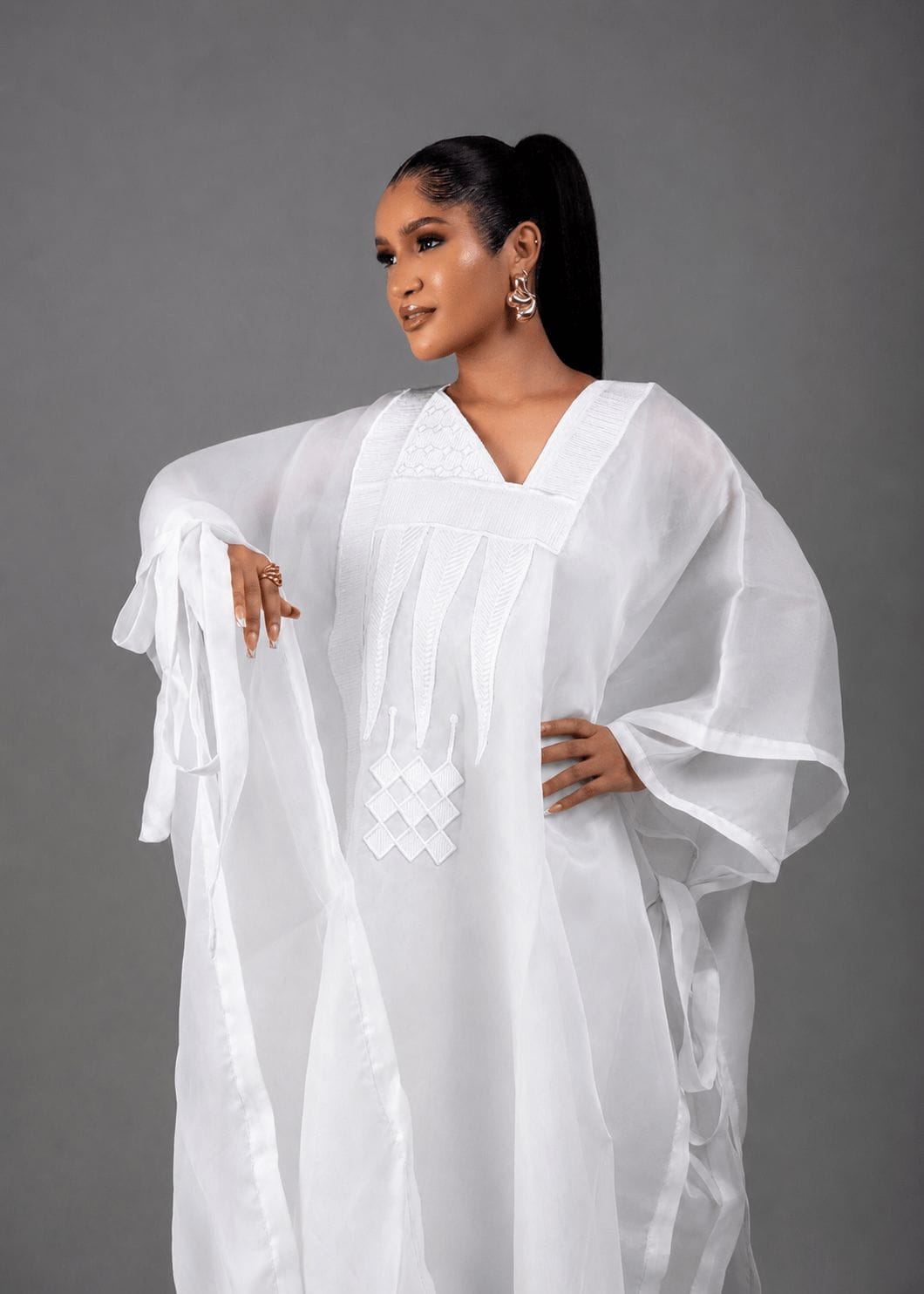 WHITE LUXURY BOUBOU (INNER INCLUDED)