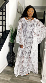 African Queen Boubou (White)