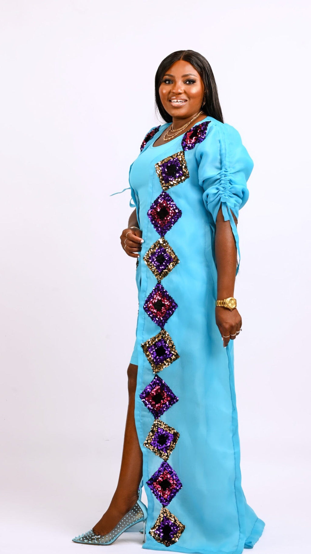 Teal clearance kimono dress