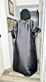 The Dowager long jacket Dress (Black)